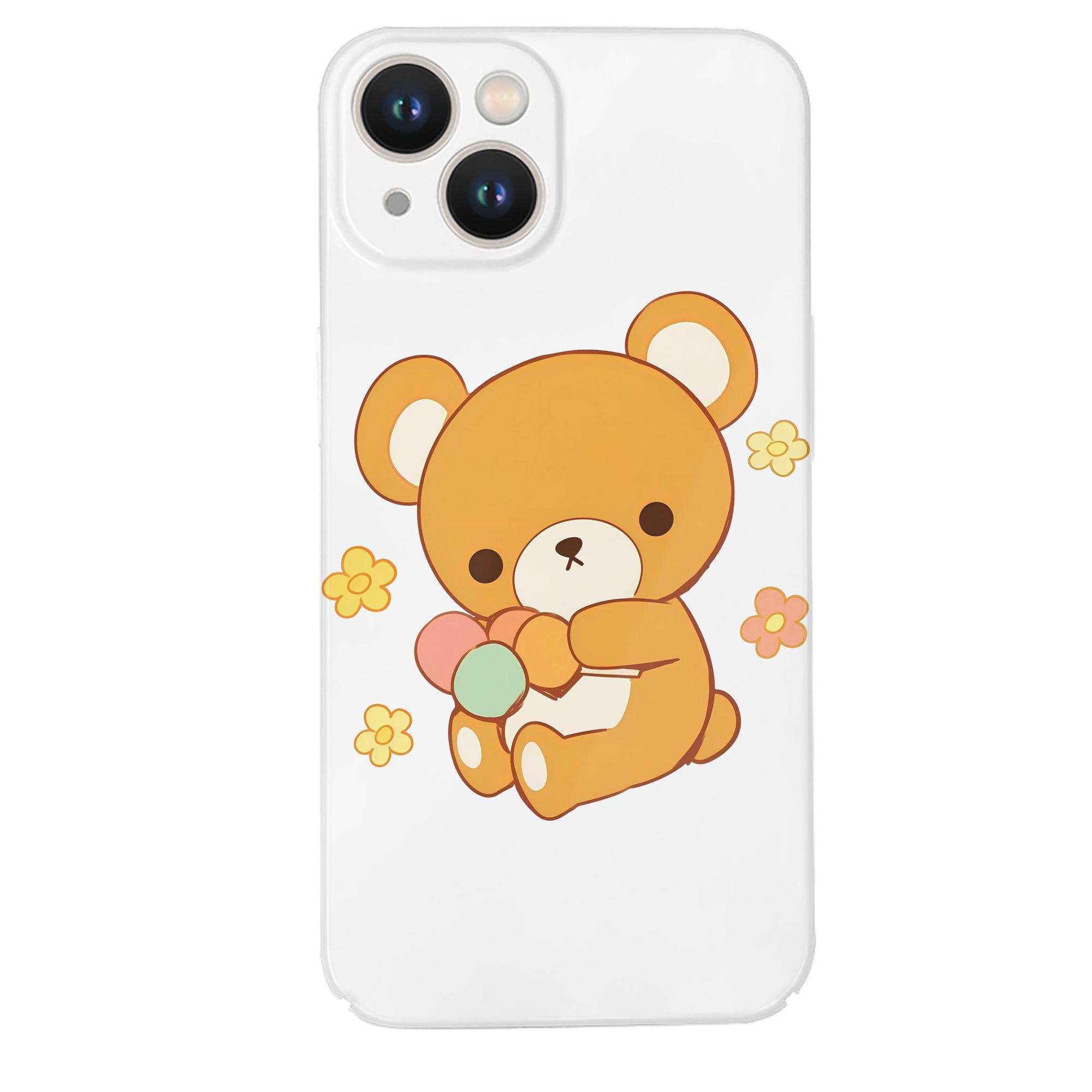 （画像用） リラックマ リラックマ キイロイトリ Rilakkuma Korilakkuma Kiiroitori 【iPhone 14シリーズ対応】ハードケース